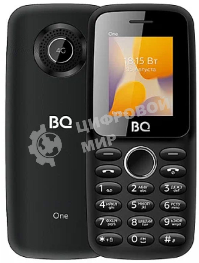 Мобильный телефон BQ 1800L One черный