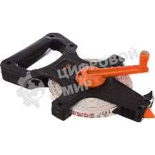 Рулетка Sparta геодезическая 30 мх12.5мм лента пвх открытый корпус