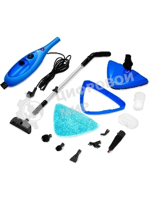 Швабра паровая Kitfort КТ-3927 синий/черный