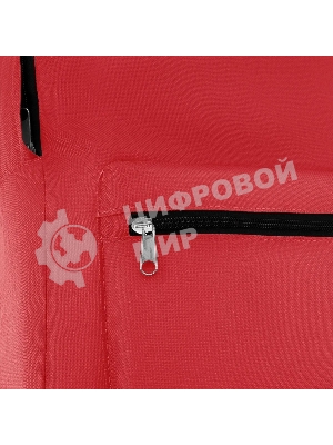 Рюкзак Silwerhof Simple, красный, 28x41x14см, 830836