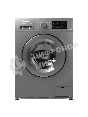 Стиральная машина Бирюса WM-SM712/08 M Металлик, загрузка фронтальная 7 кг, 1200 об/мин, класс А+++