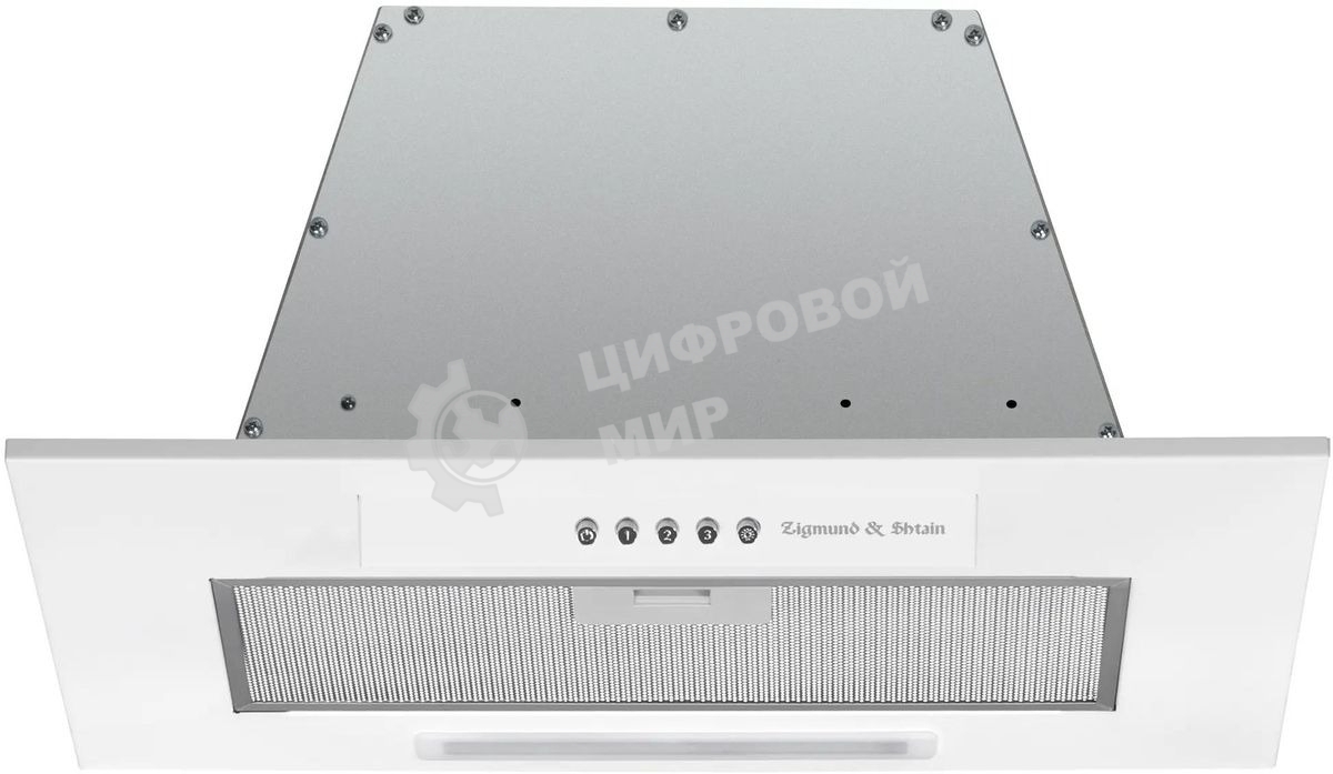 Вытяжка встраиваемая Zigmund & Shtain K 012.5 W белый, 52 см, 1010 куб. м/ч, 72 дБ