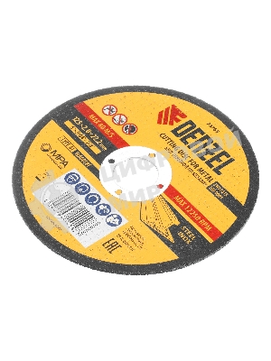 Круг отрезной по металлу Denzel, 125 х 2,0 х 22,2 мм, WA60TBF