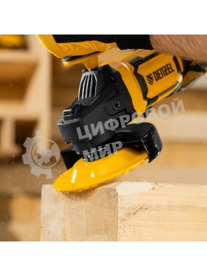 Чашка твердосплавная зачистная Denzel 125 мм, плоская, крупное зерно #8