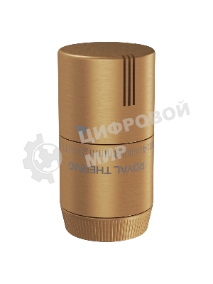 Термоголовка жидкостная Royal Thermo Design М30х1,5 (золото матовое)