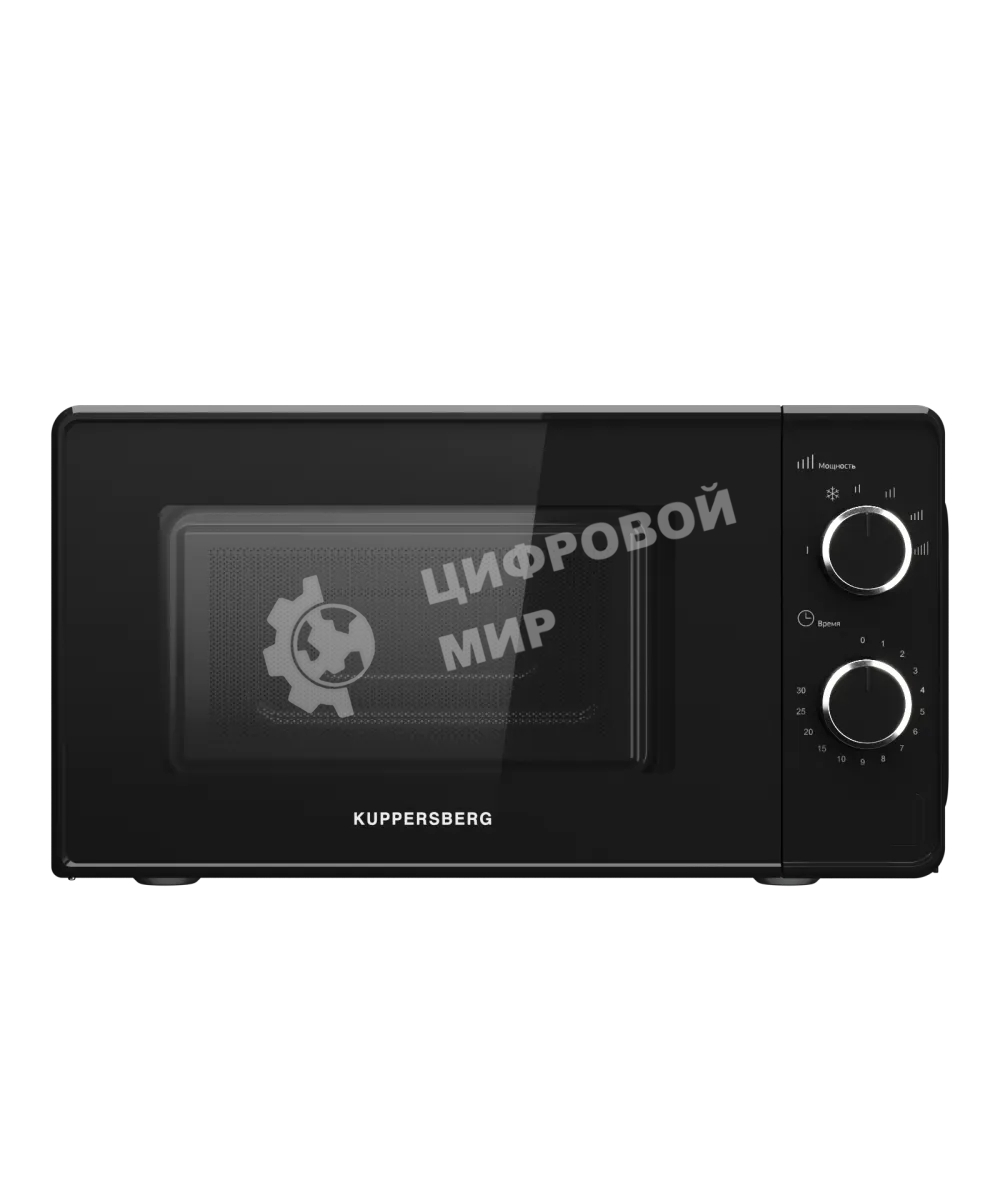 Микроволновая печь Kuppersberg TMW 203 B черный, 20 л, 700 Вт, переключатели - поворотный механизм