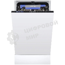Встраиваемая посудомоечная машина Maunfeld MLP-08IMR, белый/черный, 44.5 см, 10 компл., 47 дБ, класс A++