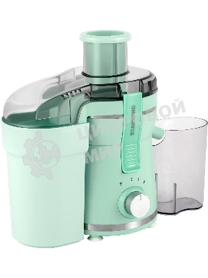 Соковыжималка Starwind SJ2326 бирюзовый, центробежная, 750 Вт, 400 мл, механическое
