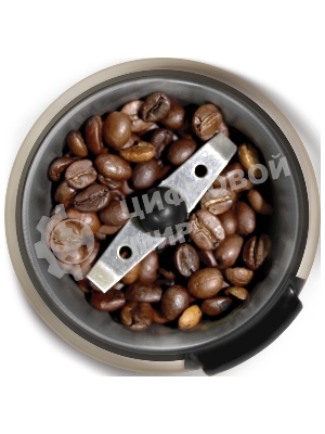 Кофемолка Zigmund & Shtain ZCG-08 150 Вт, 40 г, коричневый