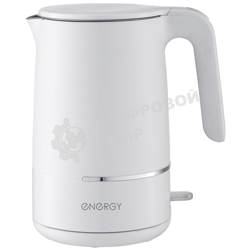 Чайник Energy E-216 1.7 л, белый, двойной корпус (164156)