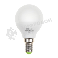 Лампа светодиодная JazzWay PLED-ECO-G45 5Вт шар 4000К белый E14 400лм 220-240В