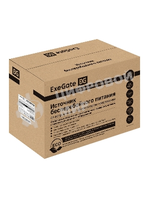 Источник бесперебойного питания ExeGate EP287659RUS SpecialPro Smart LLB-3000.LCD.AVR.C13.RJ.USB 3000VA/1800W, LCD, AVR, 6*IEC-C13, RJ45/11, USB, черный