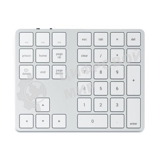 Цифровой блок Satechi ST-XLABKS беспроводной, Bluetooth, серебристый