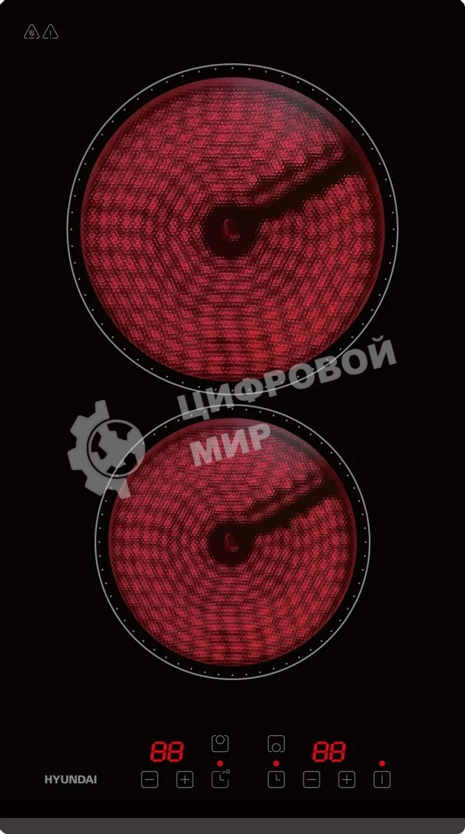 Варочная панель Hyundai HHE 3251 BG черный