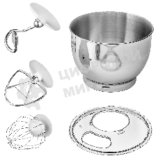 Миксер планетарный BBK KBM1400 серый, 1500 Вт