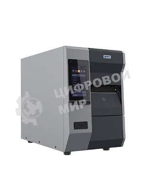 Принтер этикеток термотрансферный iDPRT iK4 Industrial 600 dpi, 152 мм/сек, USB, BlueTooth, Ethernet, RS232, USB Host, серый