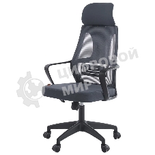 Кресло Chairman CH636 серый, экокожа, 120 кг