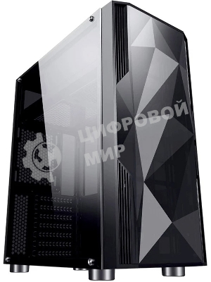 Компьютерный корпус Aerocool/Formula F-3401 (V1) черный без БП ATX 3x120мм 2xUSB 2.0 1xUSB 3.0 audio bott PSU