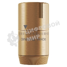 Термоголовка жидкостная Royal Thermo Design М30х1,5 (золото матовое)