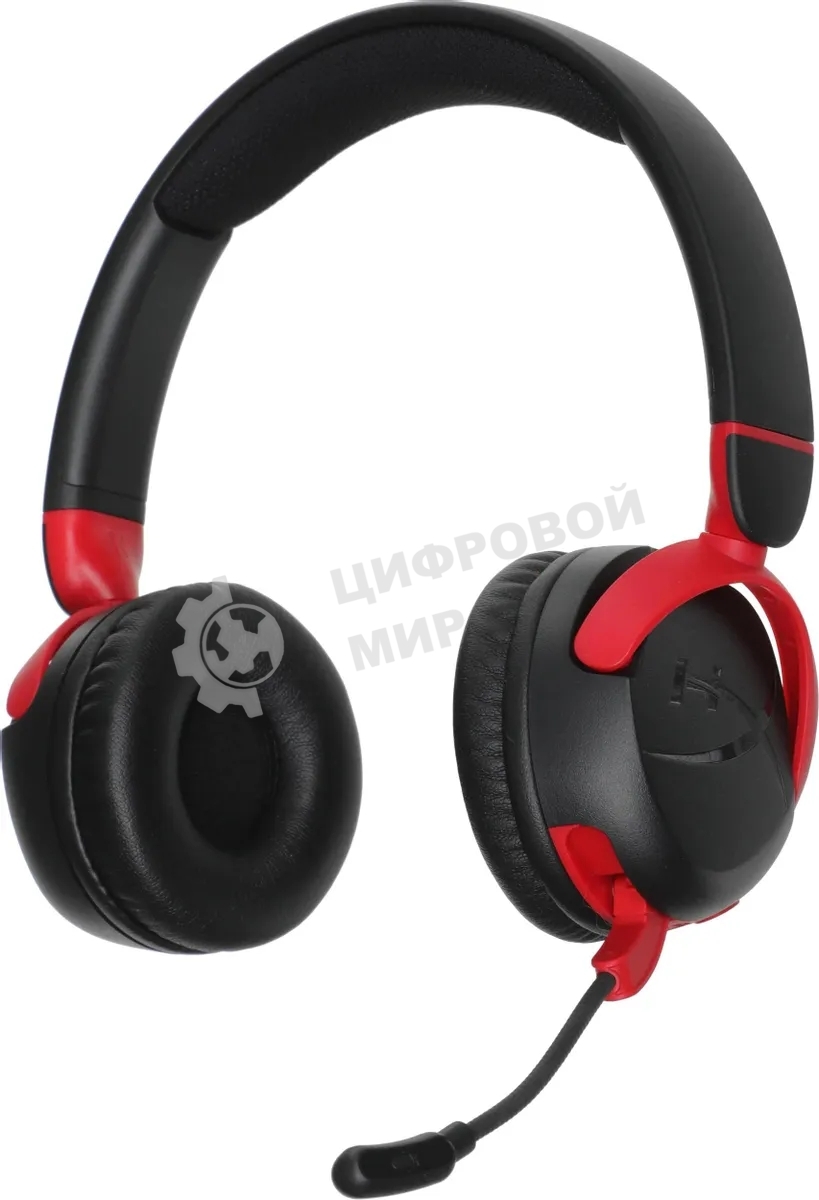 Наушники с микрофоном HyperX Cloud Mini черный/красный накладные BT оголовье (7G8F1AA)