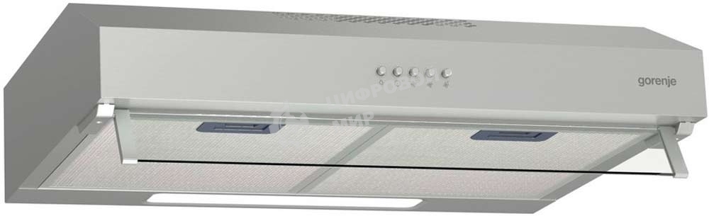 Вытяжка встраиваемая Gorenje WHU529EX/M нержавеющая сталь управление: кнопочное (1 мотор)