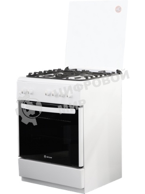 Газовая плита De Luxe 606040.24-001г(кр)чр белый