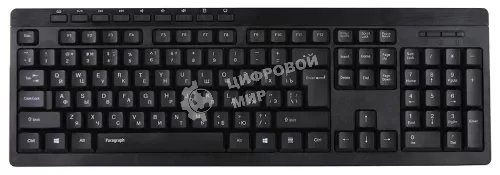 Клавиатура Qumo Paragraph K63 проводная, USB Type-A, чёрный