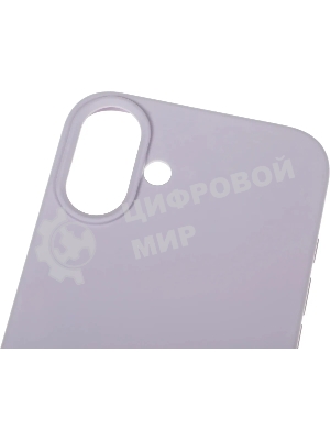 Чехол (клип-кейс) BoraSCO для Apple iPhone 16 Plus Microfiber Case лавандовый (73686)