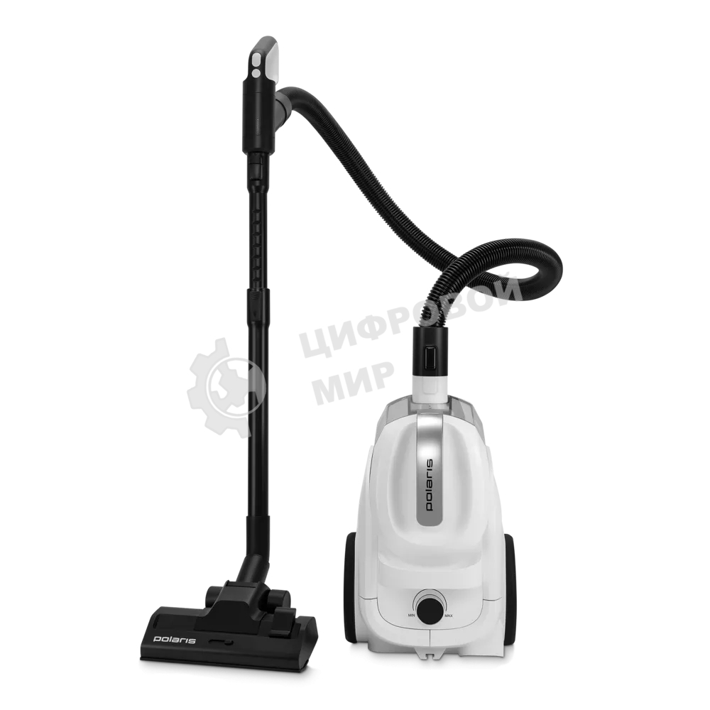 Пылесос Polaris PVC 1909 белый, 650/2200 Вт, уборка сухая, пылесборник контейнер 3 л