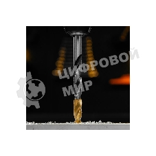 Сверло спиральное по металлу Denzel 11 x 142мм, Р6М5, Golden Tip, многогранная заточка