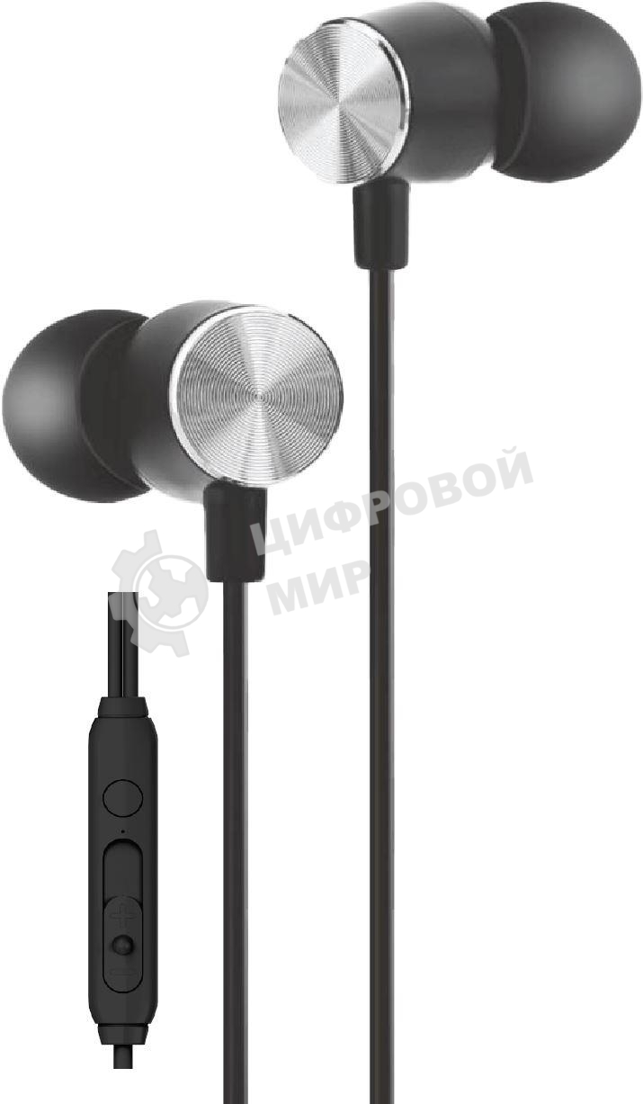 Проводные наушники Aksberry Y4 черный, вкладыши, USB Type-C, встроенный микрофон