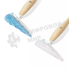 Швабра паровая Kitfort KT-1014 1300Вт золотистый/белый