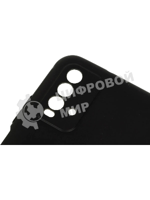 Чехол (клип-кейс) BORASCO Silicone Case, для Xiaomi Redmi 9t, черный