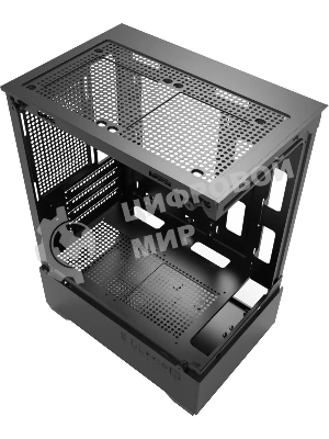 Корпус Bloody CC-125-BK, Mini-Tower, чёрный