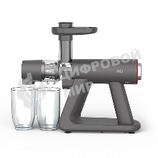 Соковыжималка BQ J2002 серый, шнековая горизонтальная, 150 Вт, 500 мл, электронное, реверс