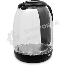 Чайник электрический BQ KT1830G, 2200Вт, 1.7л, черный