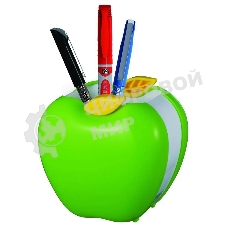 Подставка Deli E9139 Яблоко для письменных принадлежностей, ассорти, пластик