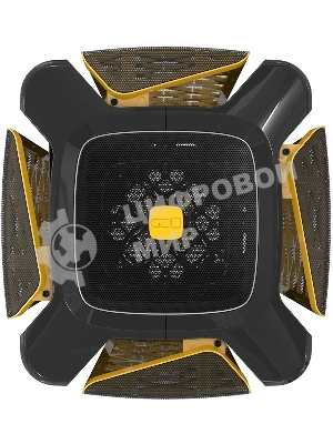 Компьютерный корпус без блока питания Geometric Future Model 2 The Ark, Mini-Tower, no fans, 3xUSB-A 3.0, 1xUSB 3.2 Type-C, mATX, mITX Black/Gold