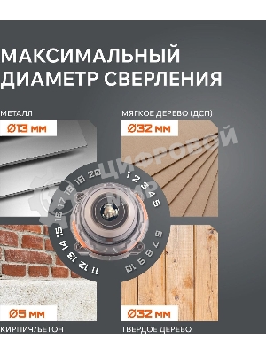 Дрель-шуруповерт Patriot BR 216UES, 21 В, 2 Ач, 85 Нм, бесщеточный