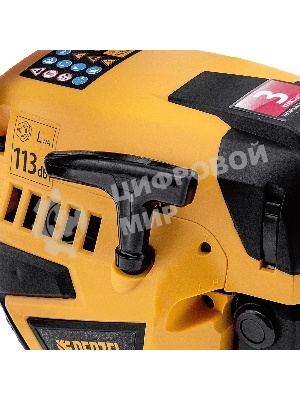 Пила цепная бензиновая Denzel DS-5218, шина 45 см, 52см3, 3 л.с., шаг 0,325, паз 1,5 мм, 72 зв