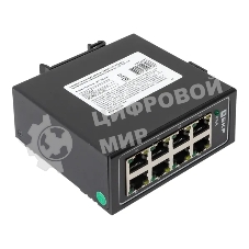 Коммутатор неуправляемый промышленный U-8T 8 портов 10/100Base-T(X) RJ45 монтаж на DIN-рейку TSX EKF TSX-U-8T