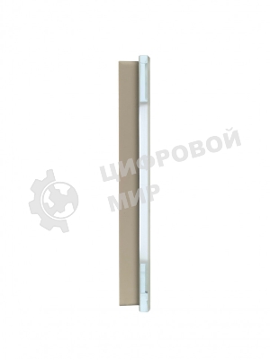 Рамка 1-мест. IEK BRITE РУ-1-2-БрВа стекло ванильный