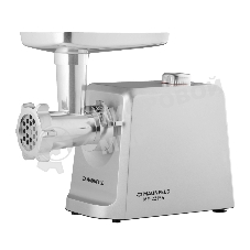 Мясорубка электрическая Maunfeld MF-221SS серый, 1800 Вт, 2.0 кг/мин, реверс, защита от перегрузки, насадки - 4