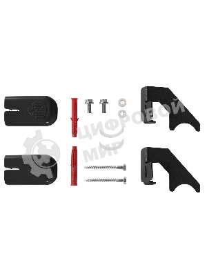 Комплект настенных регулируемых кронштейнов Royal Thermo Design 100, черные