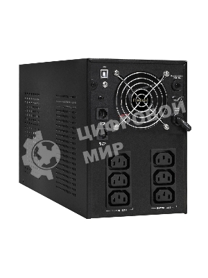 Источник бесперебойного питания ExeGate EP287659RUS SpecialPro Smart LLB-3000.LCD.AVR.C13.RJ.USB 3000VA/1800W, LCD, AVR, 6*IEC-C13, RJ45/11, USB, черный