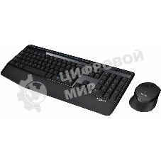 Комплект клавиатура+мышь Logitech MK345 беспроводной, USB, 1000 DPI, чёрный/серый