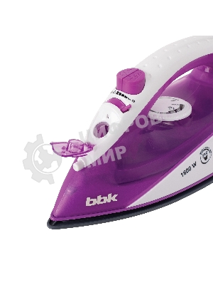 Утюг BBK ISE-1802 фиолетовый/белый, 1800 Вт, 20 г/мин, 60 г/мин, 180 мл