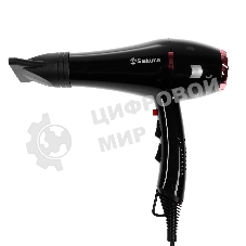 Фен SAKURA SA-4047BK Professional черный/розовое золото, 2000 Вт