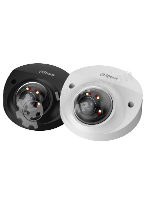 Уличная мини-купольная IP-видеокамера Dahua DH-IPC-HDBW2449FP-AS-IL-0360B Smart Dual Light с ИИ 4Мп, 1/2.9” CMOS, объектив 3.6мм, видеоаналитика, ИК до 30м, LED до 30м, IP67, корпус: металл