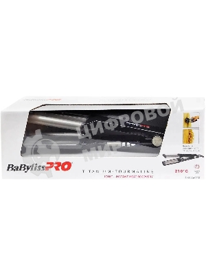 Щипцы для завивки волос Babyliss Pro Ionic 3D Waver BAB2369TTE черный, 19 мм, 210 °C, 5 режимов